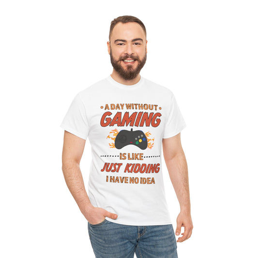 A Day Without Gaming Tee- Men's T-Shirt