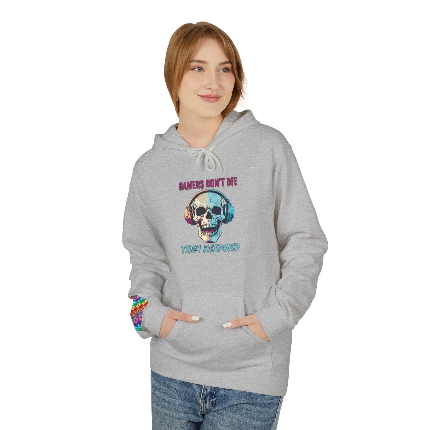 Gamers Don't Die, They Respawn- Women's hoodie