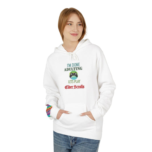 I'm Done Adulting Lets Play Elder Scrolls- Women's Hoodie
