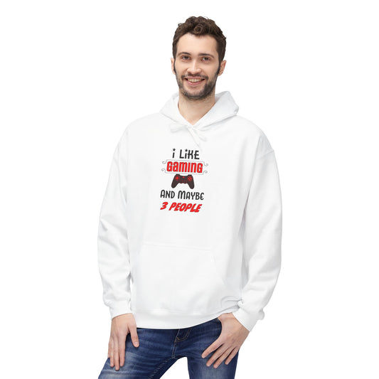 I Like Gaming And Maybe 3 People- Men's Hoodie