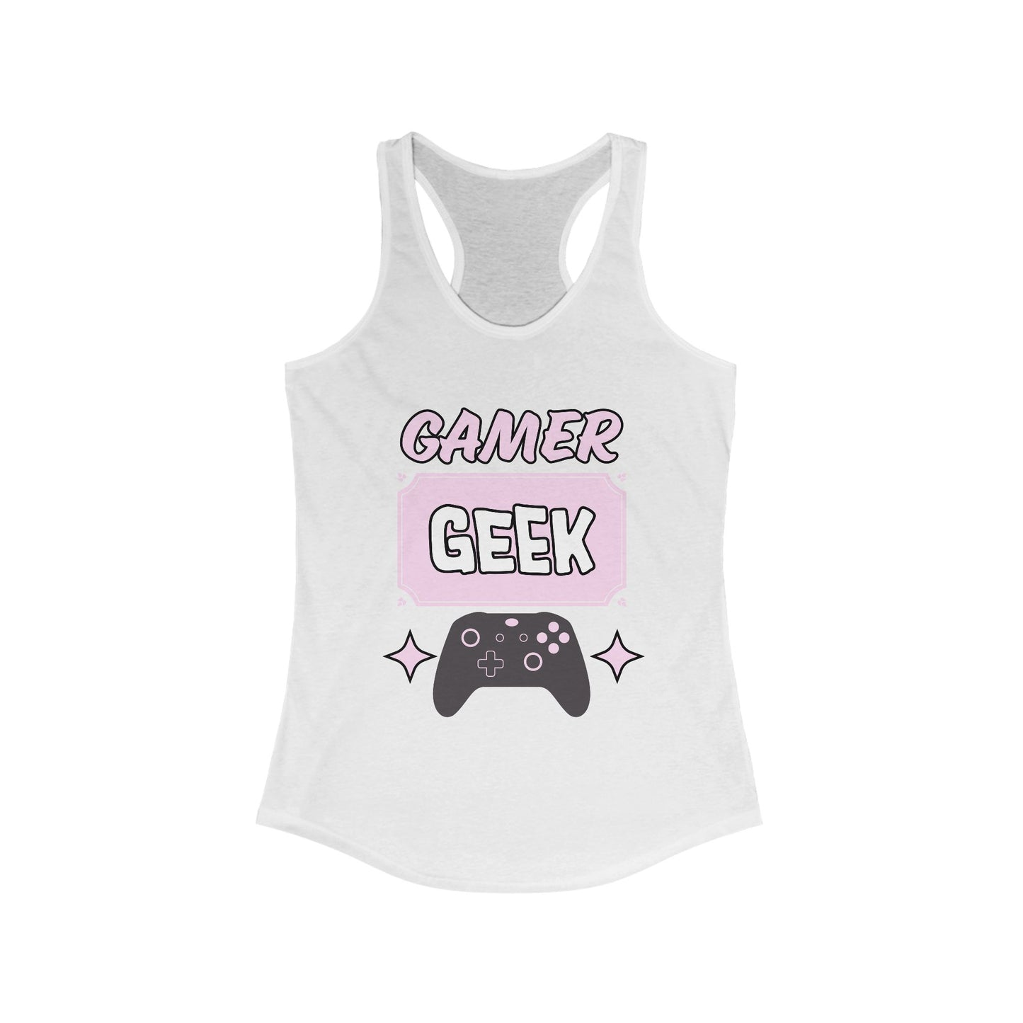 Gamer Geek- Women's Racerback Tank