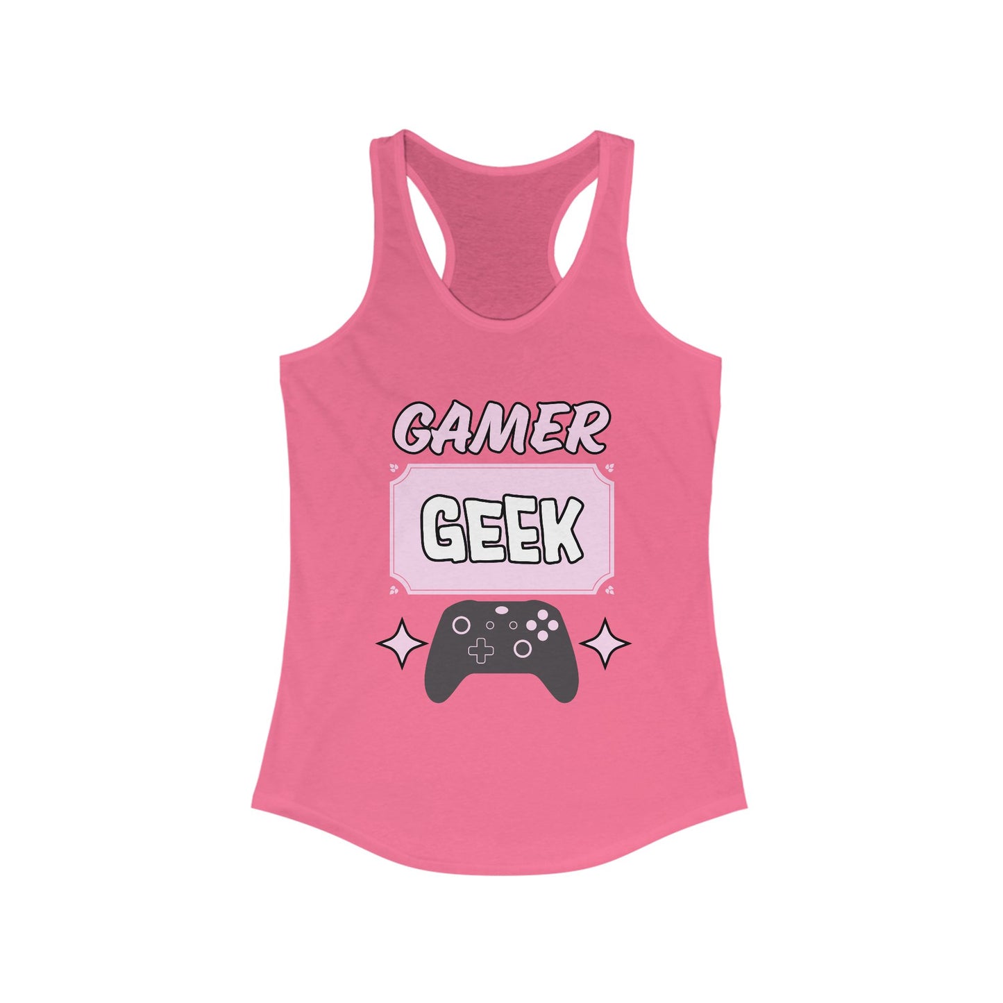 Gamer Geek- Women's Racerback Tank