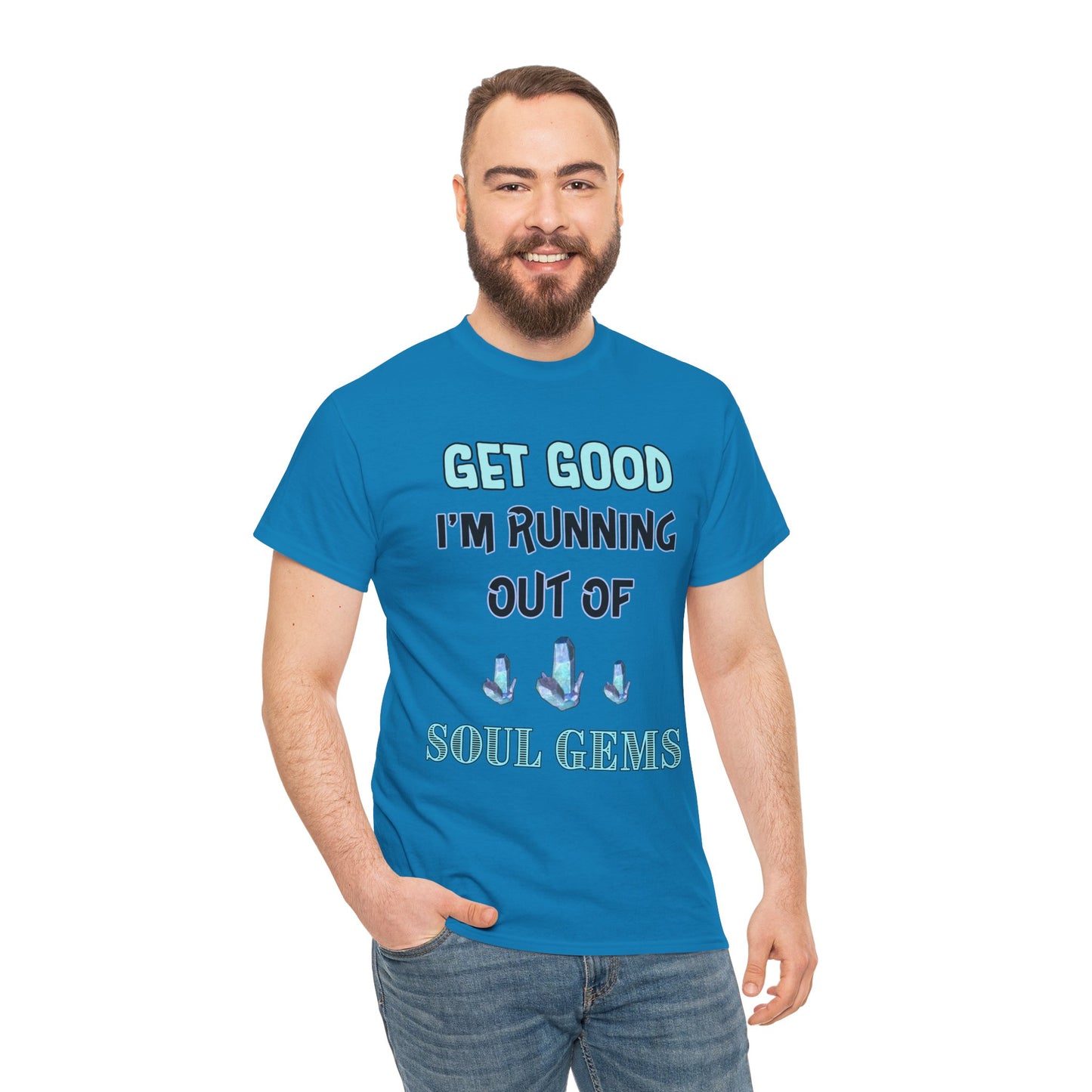 Get Good Soul Gems-Men's T-Shirt