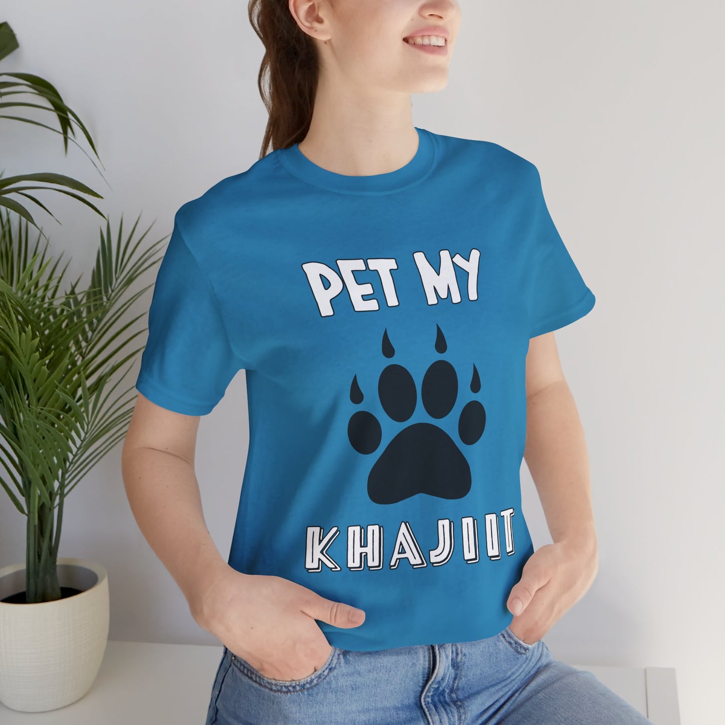 Pet My Khajiit- Women's T-Shirt