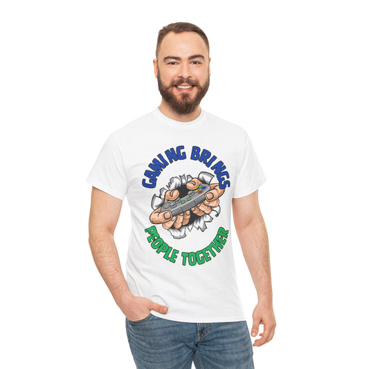 Gaming Brings People Together- Men's T-Shirt