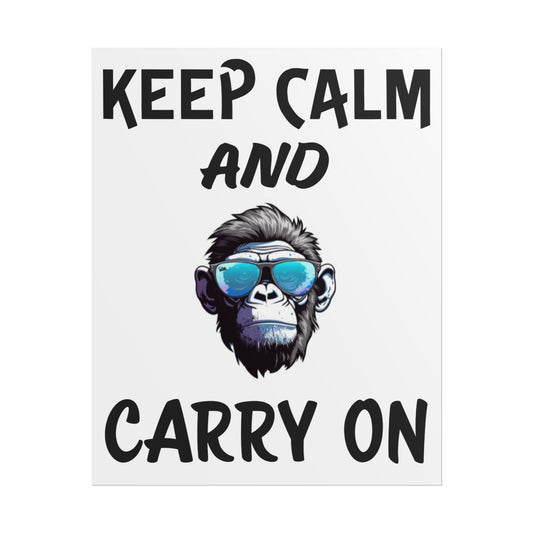 Boss Mode Keep Calm Carry On- Poster