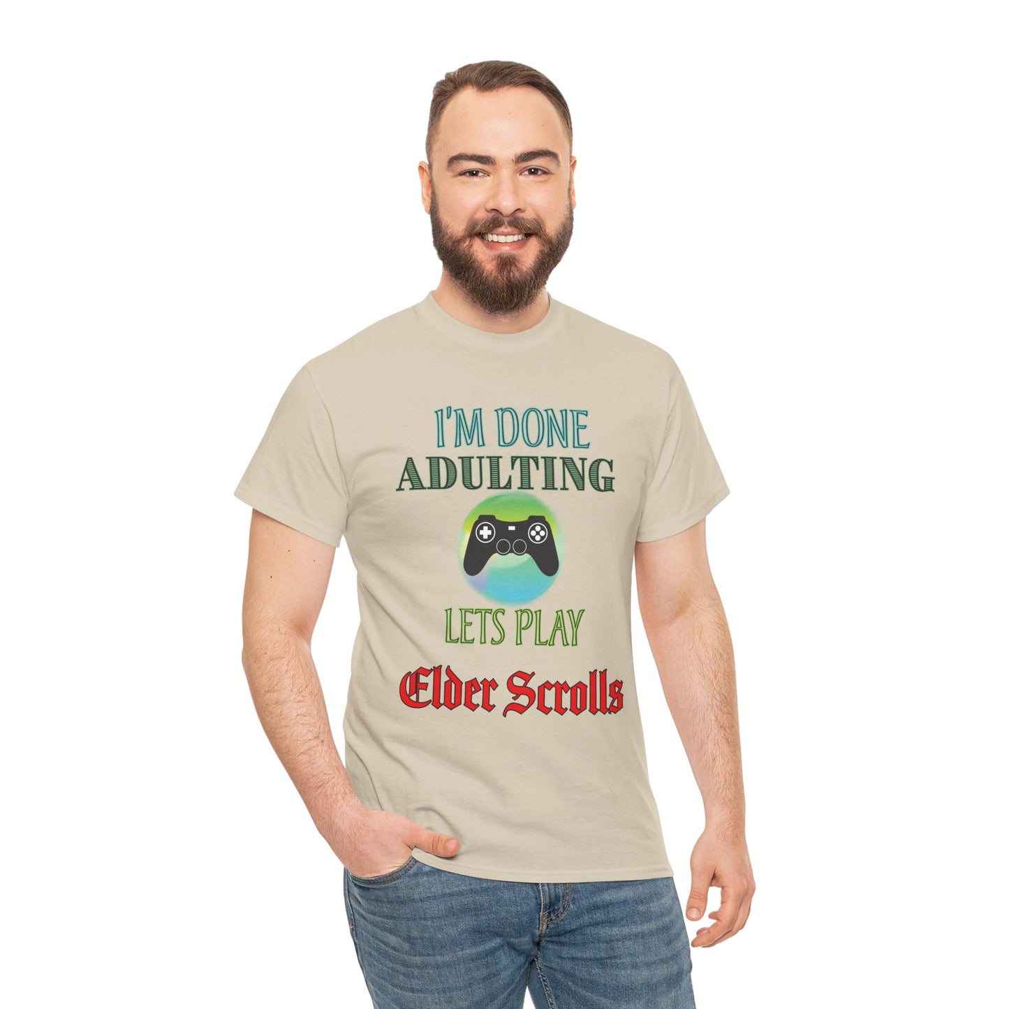 I'm Done Adulting, Let's Play Elder Scrolls- Men's T-Shirt