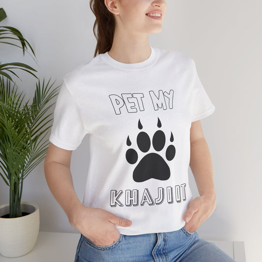 Pet My Khajiit- Women's T-Shirt