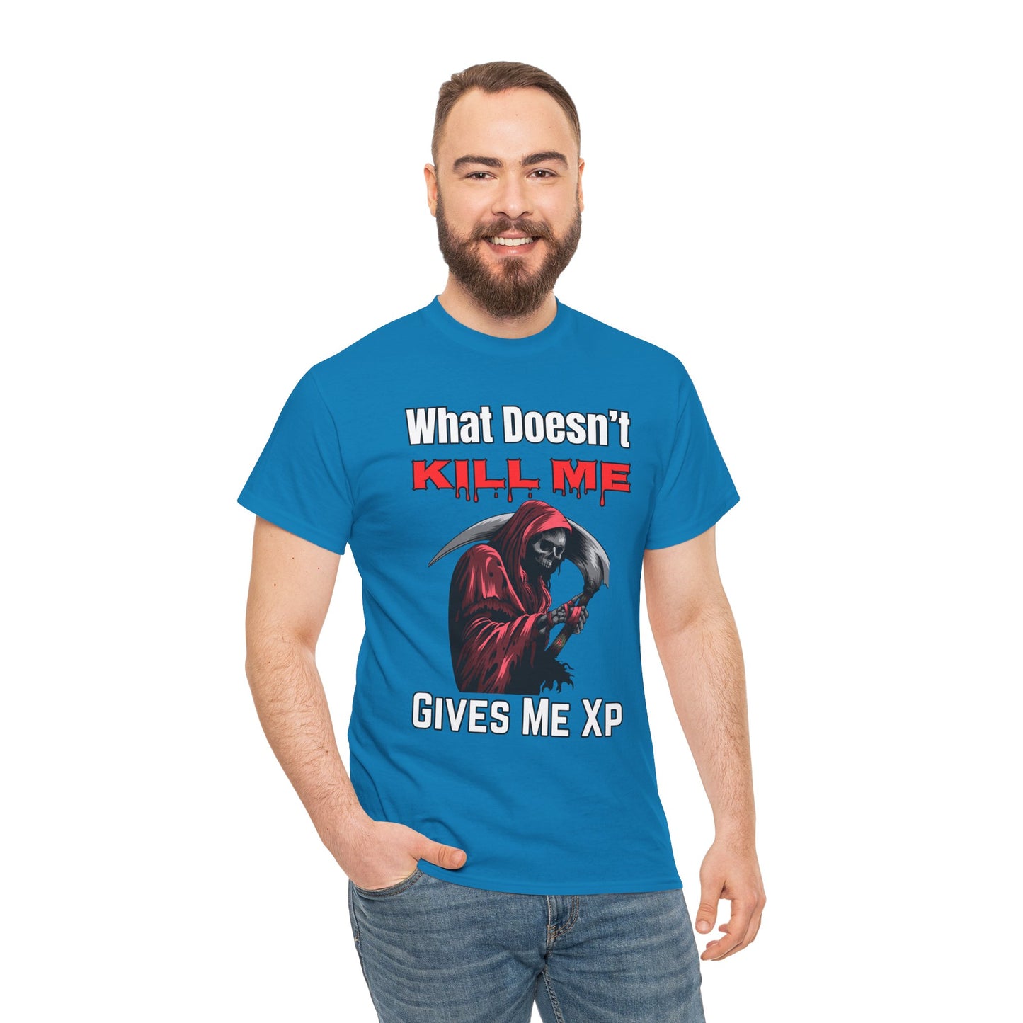 What Doesn't Kill Me Gives Me XP- Men's T-Shirt