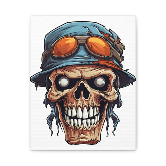 Full Metal Skull- Canvas Print