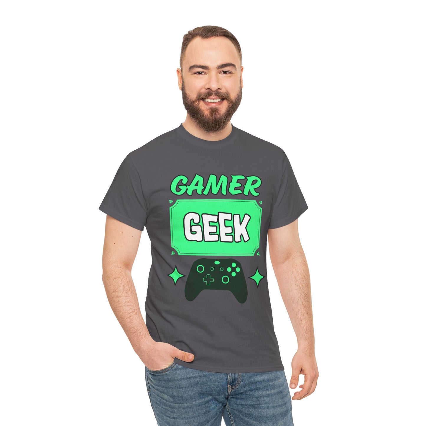 Gamer Geek- Men's T-Shirt
