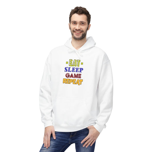 Eat Sleep Game Repeat- Men's Hoodie