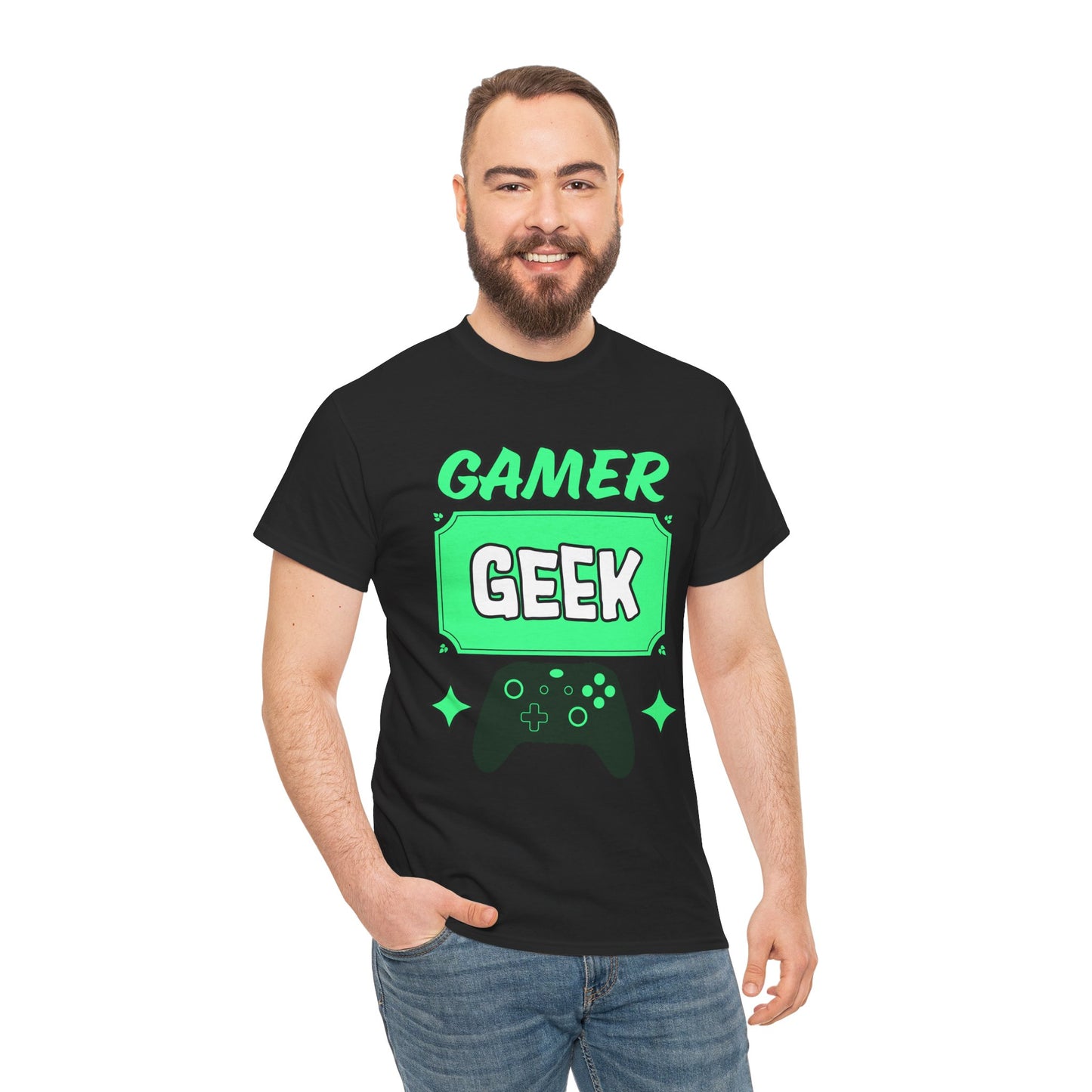 Gamer Geek- Men's T-Shirt