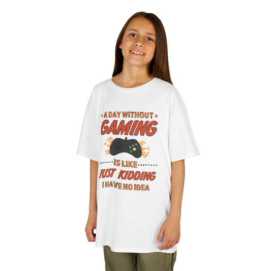A Day Without Gaming- Kids T-Shirt