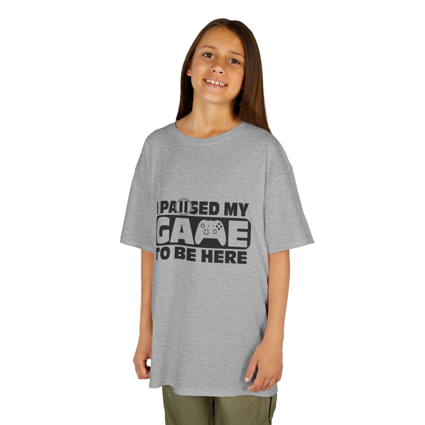 I Paused My Game to Be Here- Kid's T-Shirts