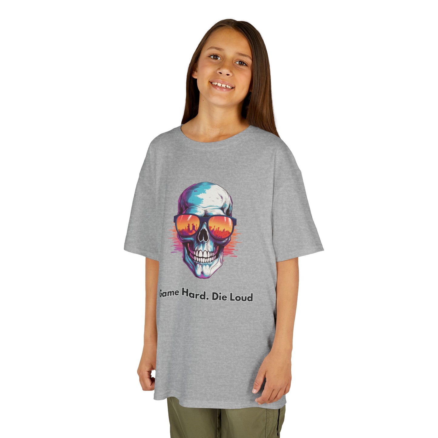 Game Hard. Die Loud- Kids T-Shirt