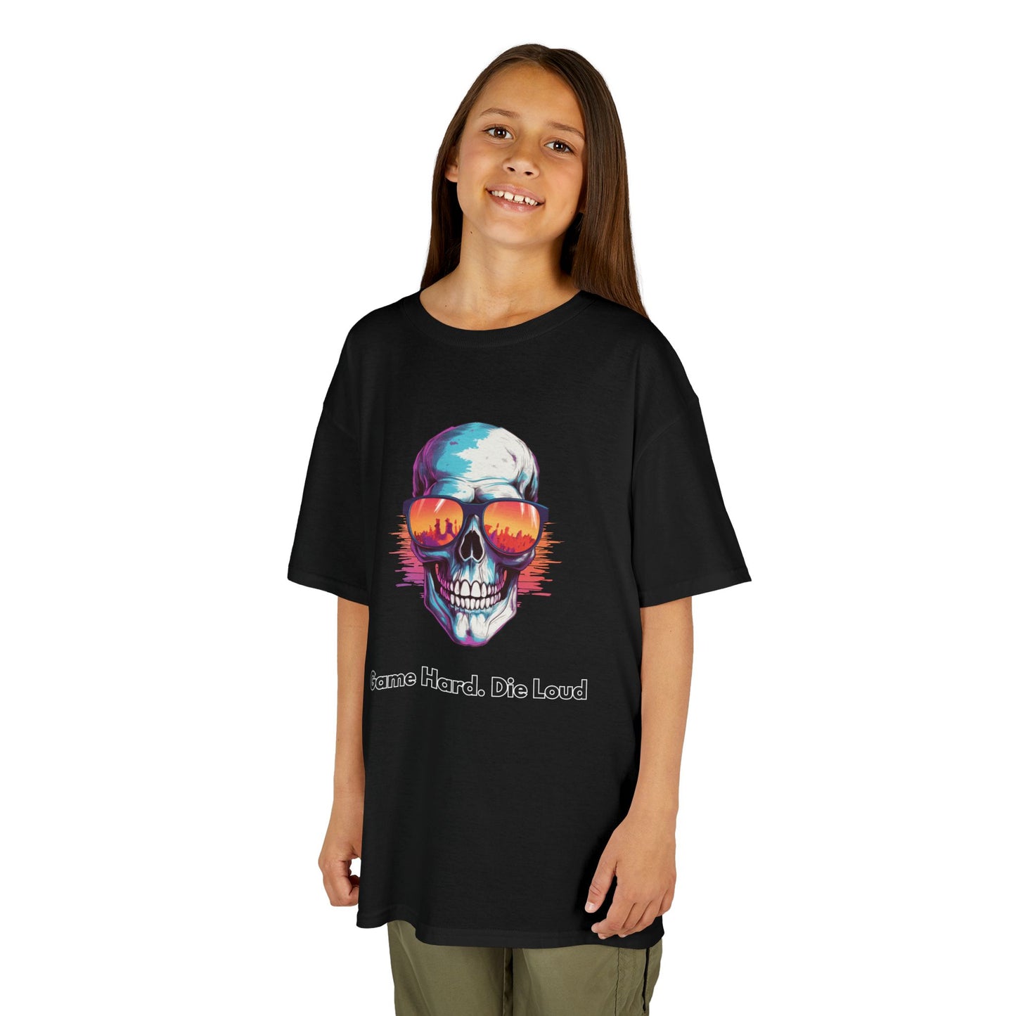 Game Hard. Die Loud- Kids T-Shirt