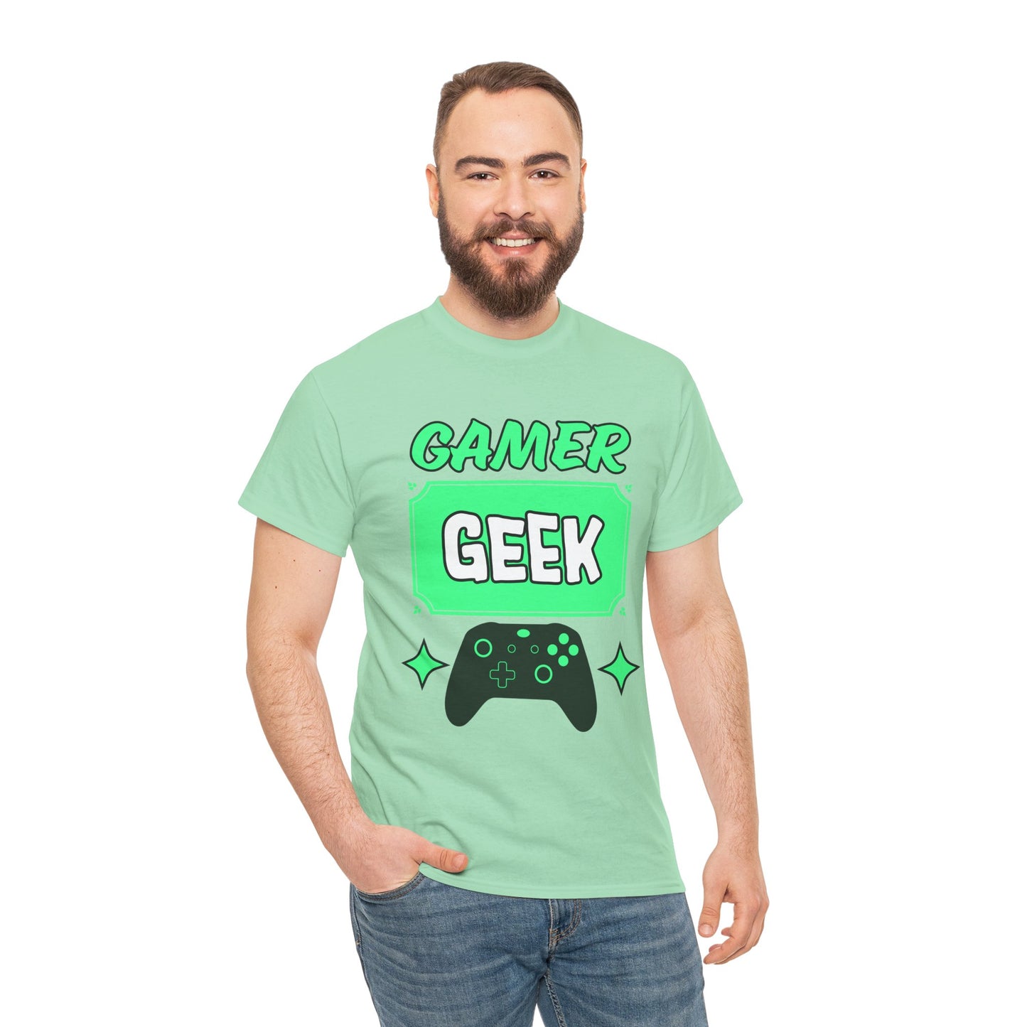Gamer Geek- Men's T-Shirt
