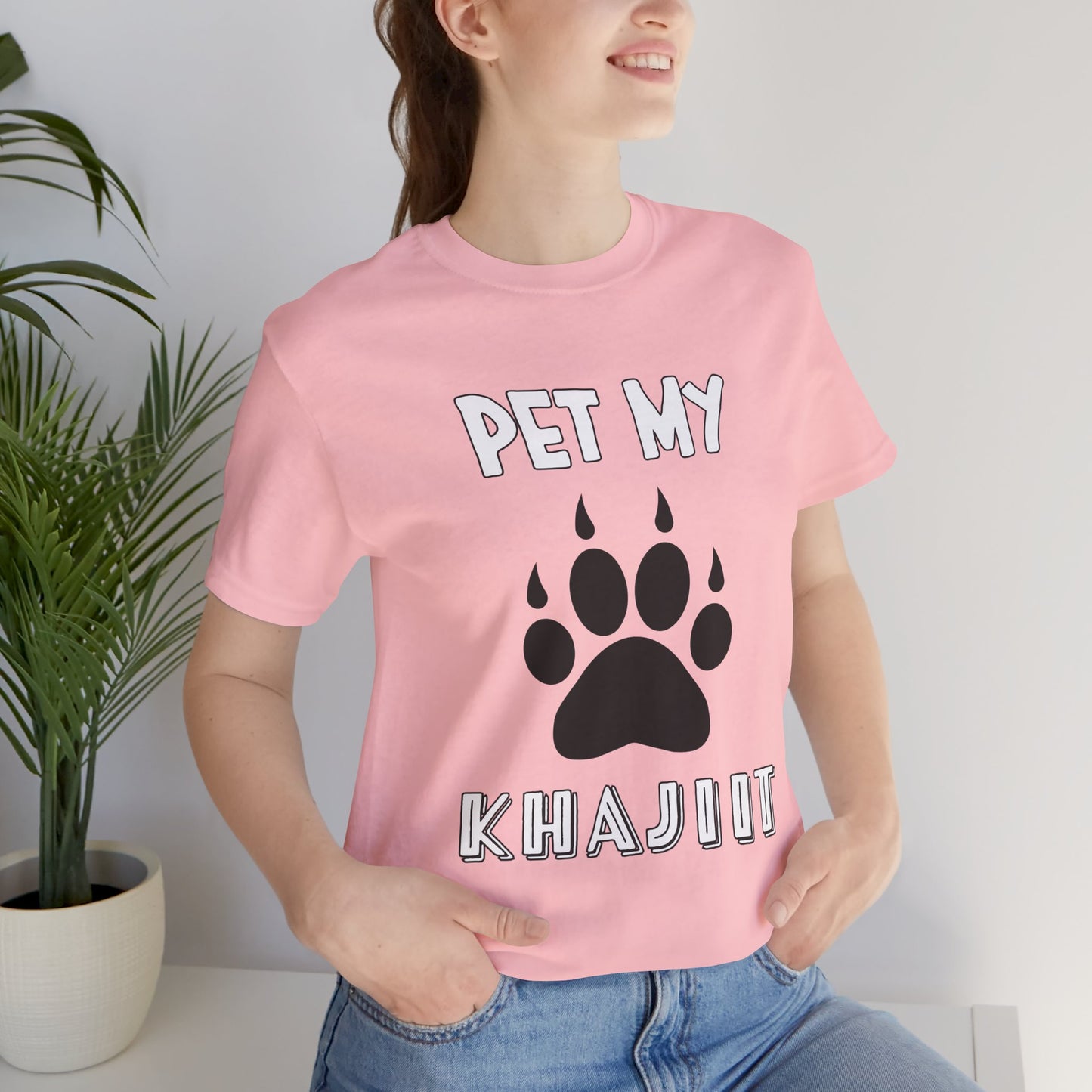 Pet My Khajiit- Women's T-Shirt