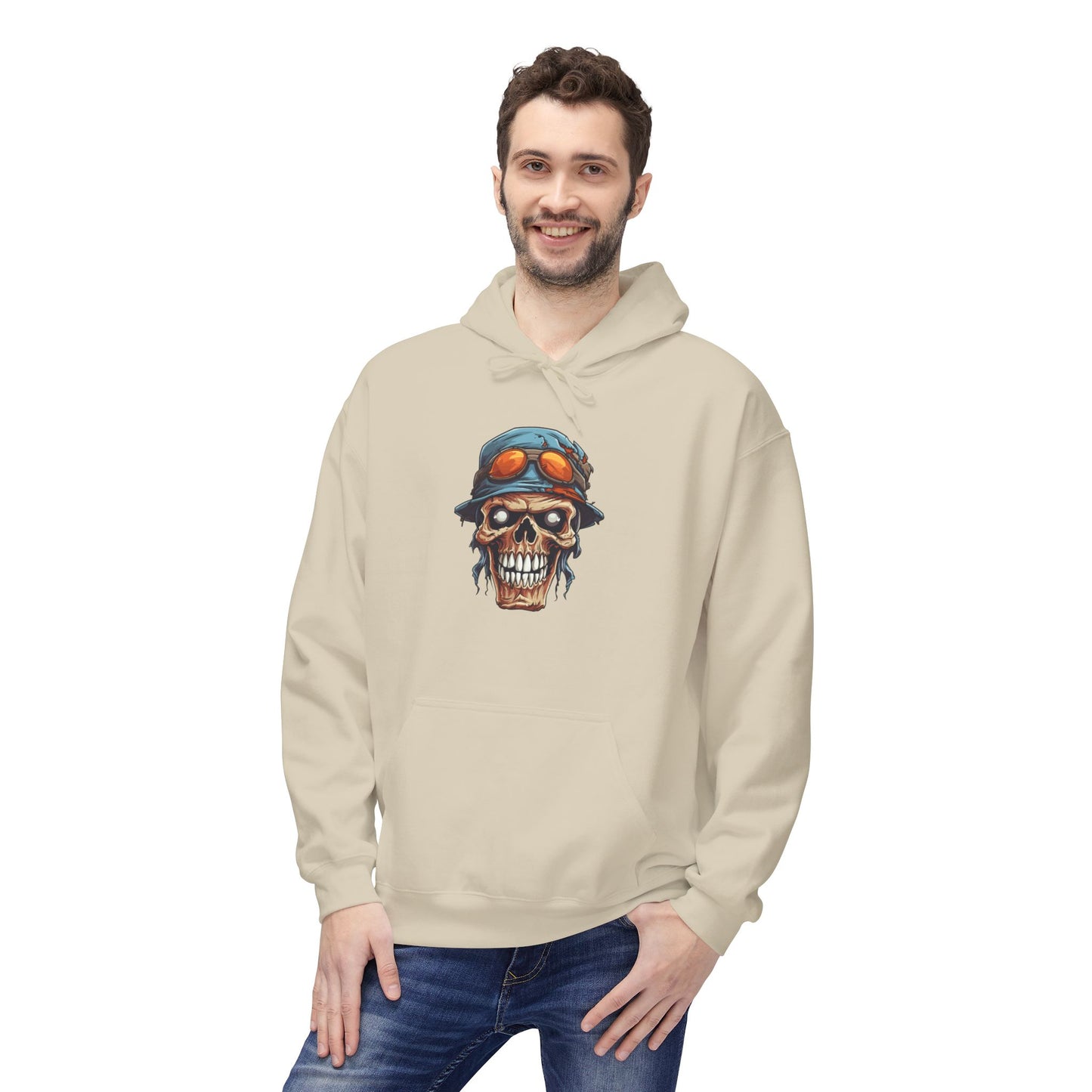 Full Metal Skull- Men's Hoodie